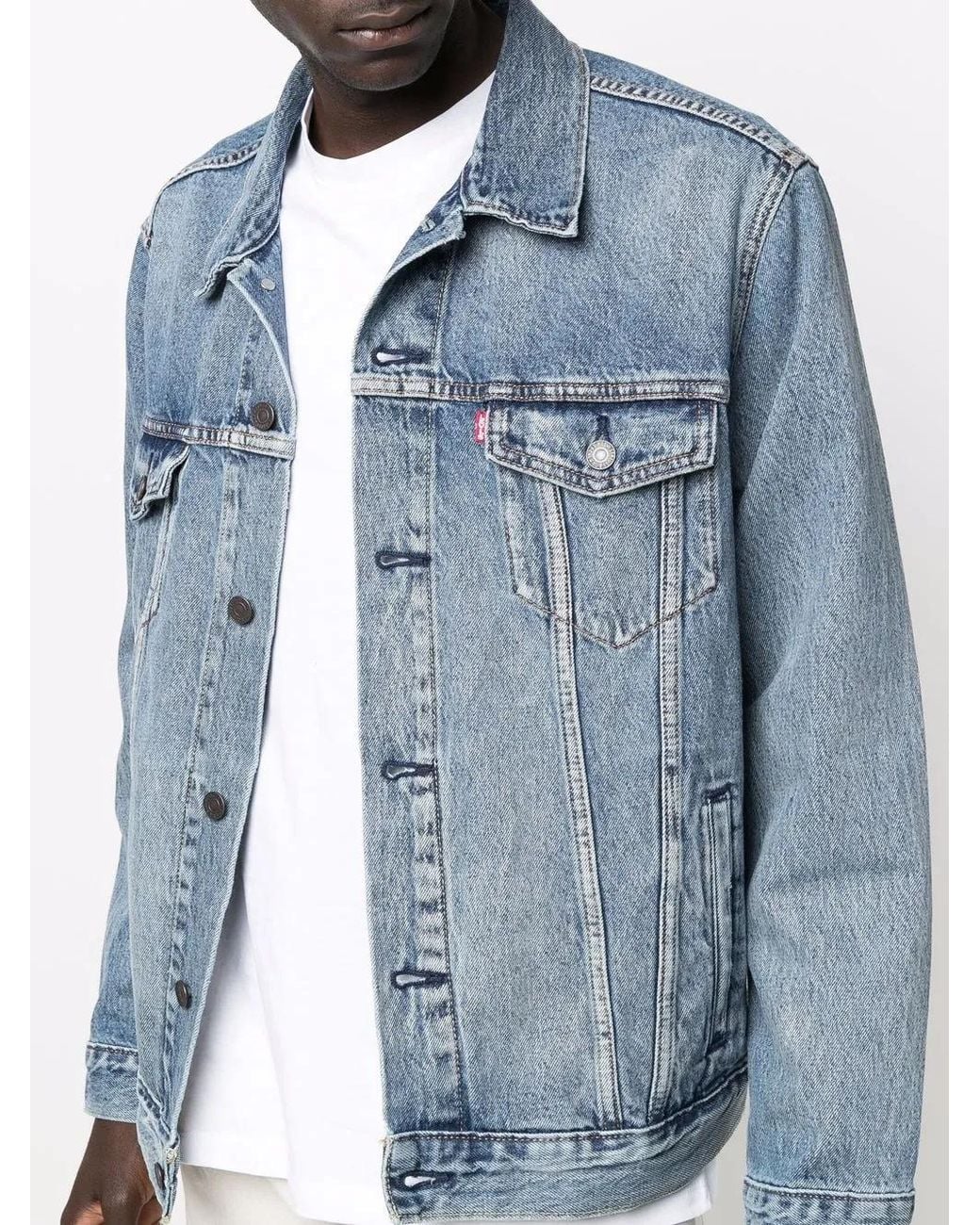 Levi's Blue Skyline Denim Trucker Jacket for men