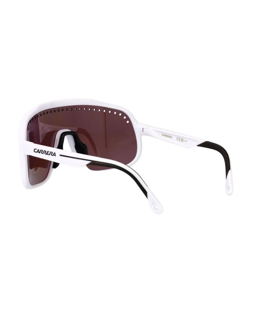 Carrera Blue Perforated Shield-Frame Sunglasses for men