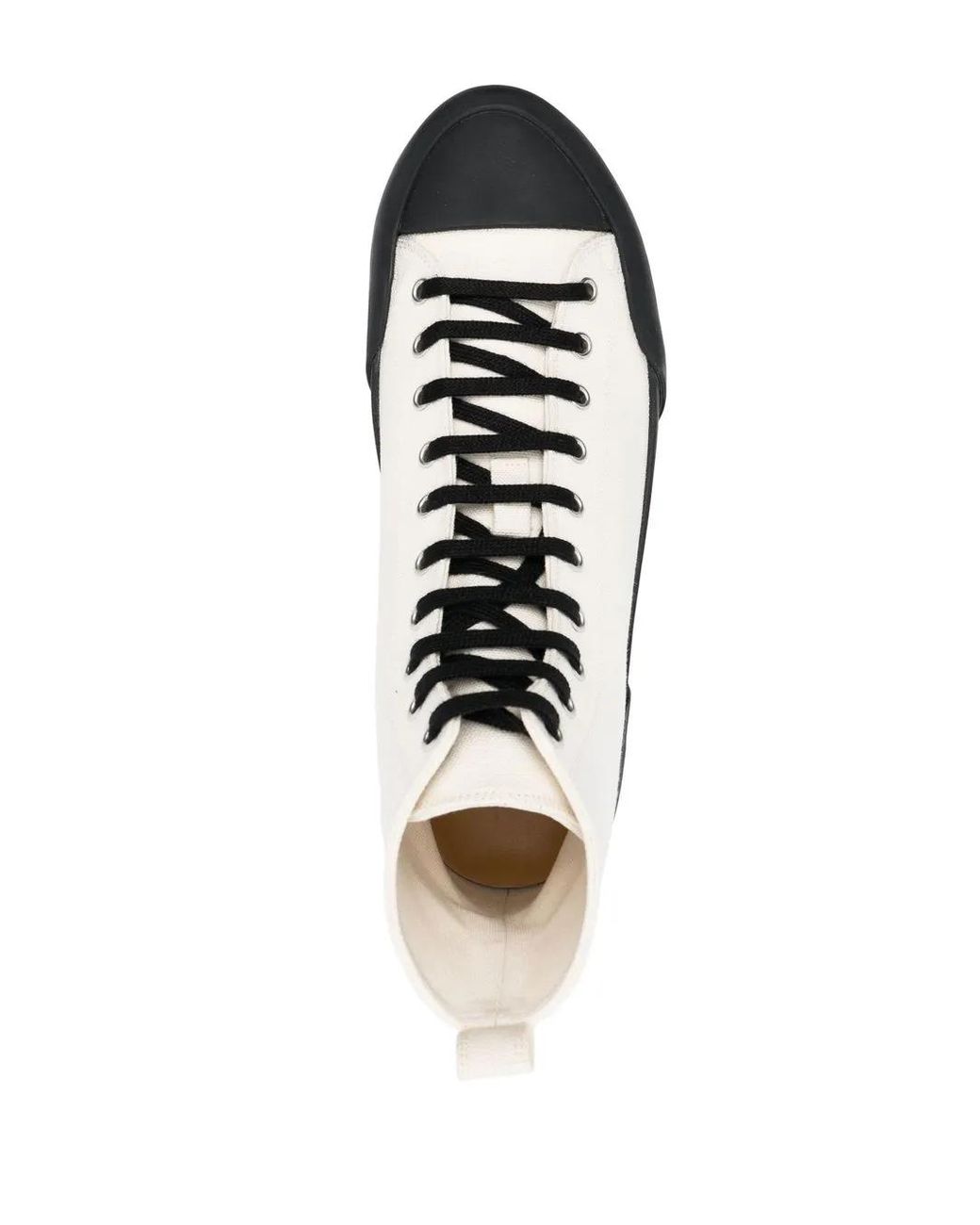 Jil Sander White High Top Sneakers for men