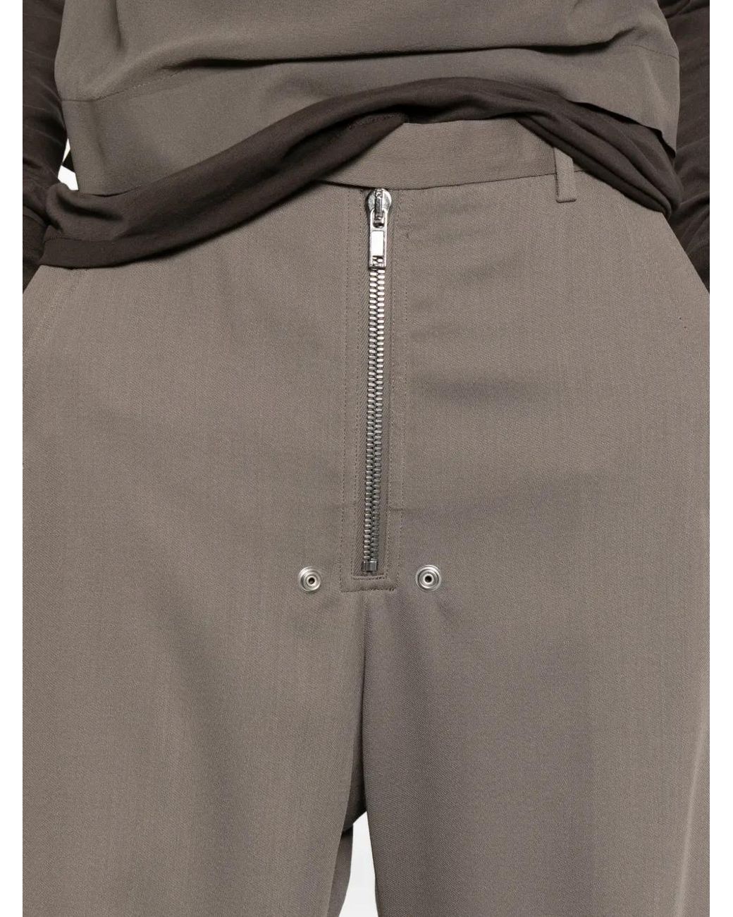 Rick Owens Brown "Tailored Wide Belas" Trousers