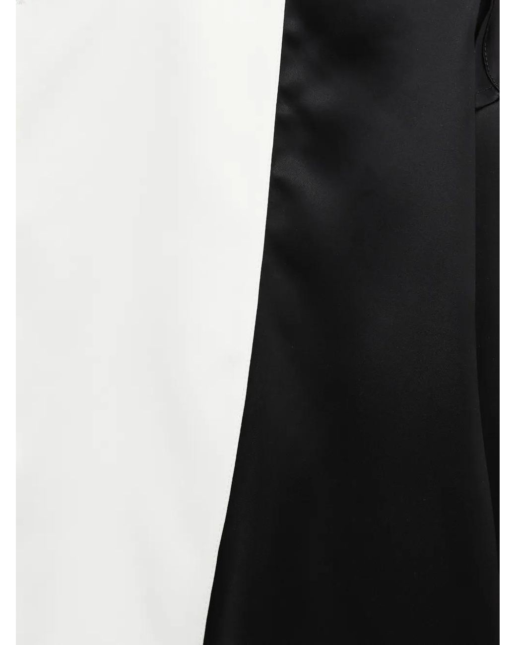 Loewe Black Satin Front-Panel Shirt for men