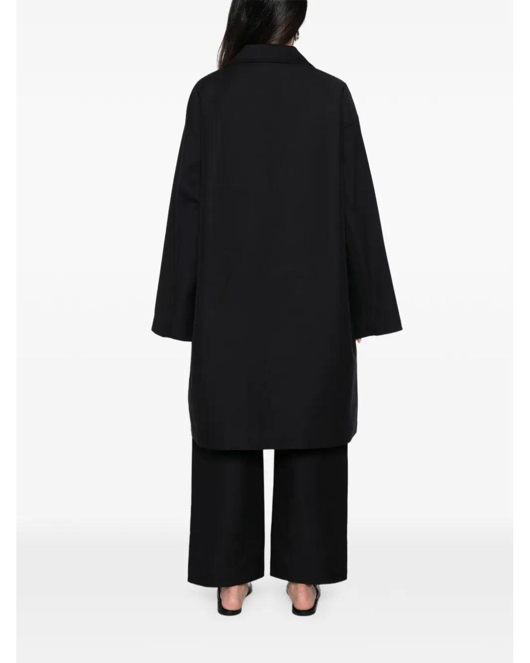 Sofie D'Hoore Black Ceren Button-Up Oversized Coat