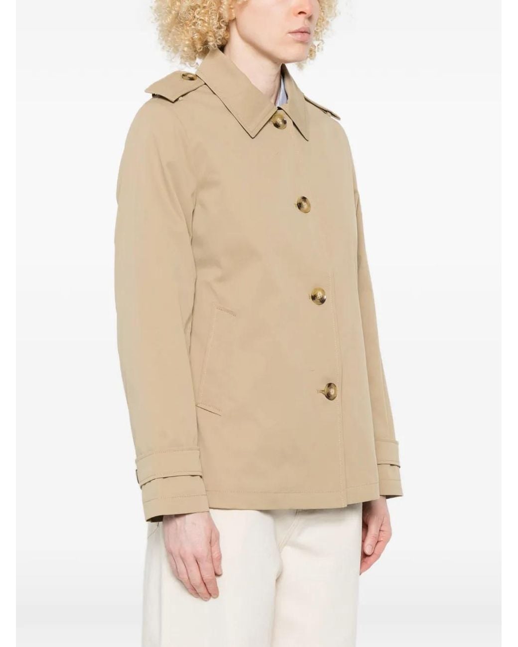 Ralph Lauren Natural Buttoned Jacket