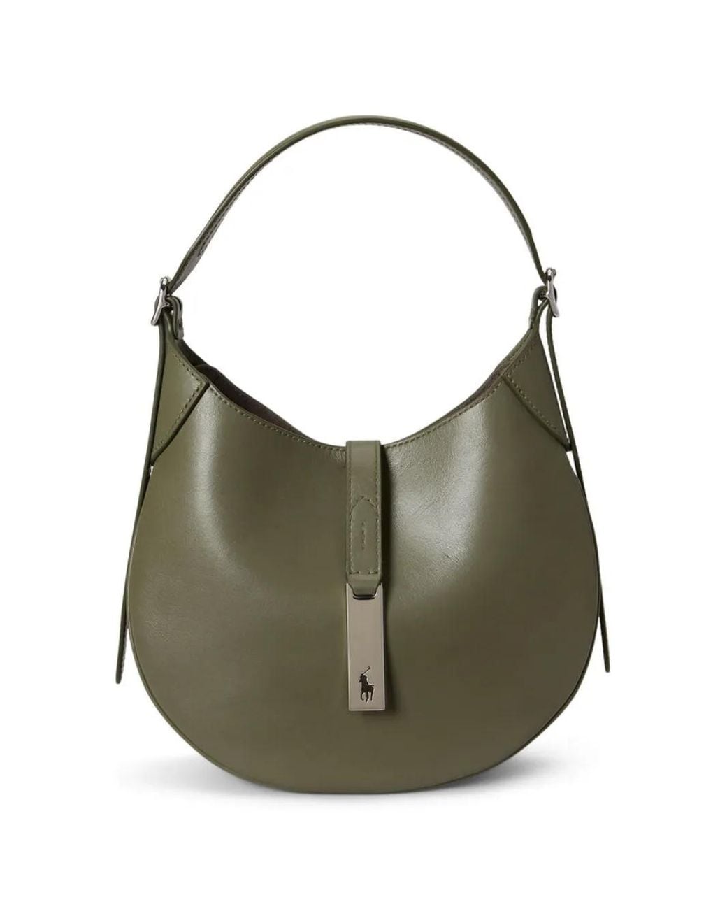 Polo Ralph Lauren Green Small Polo Id Shoulder Bag