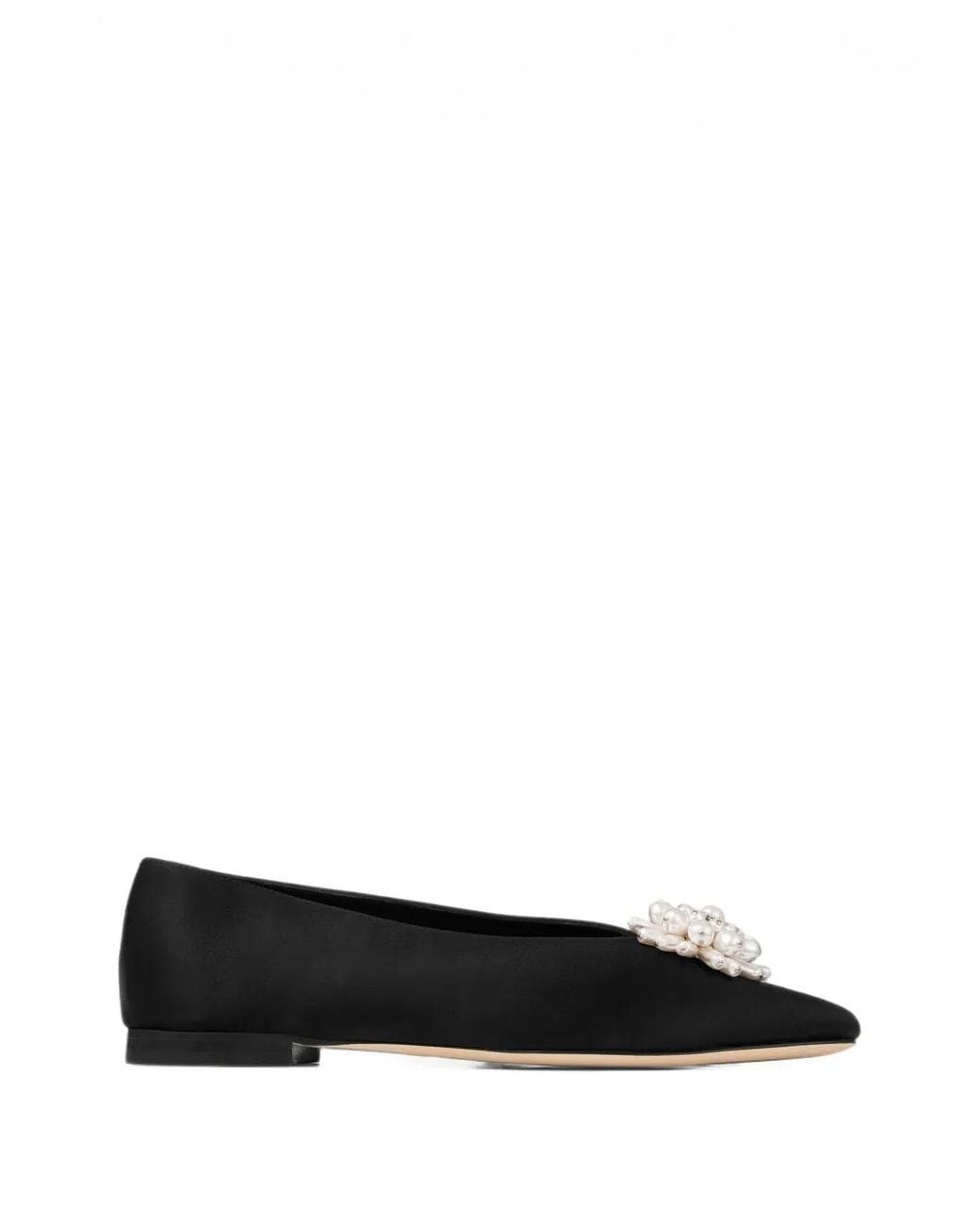 Jimmy Choo Black Ines Ballet Flats
