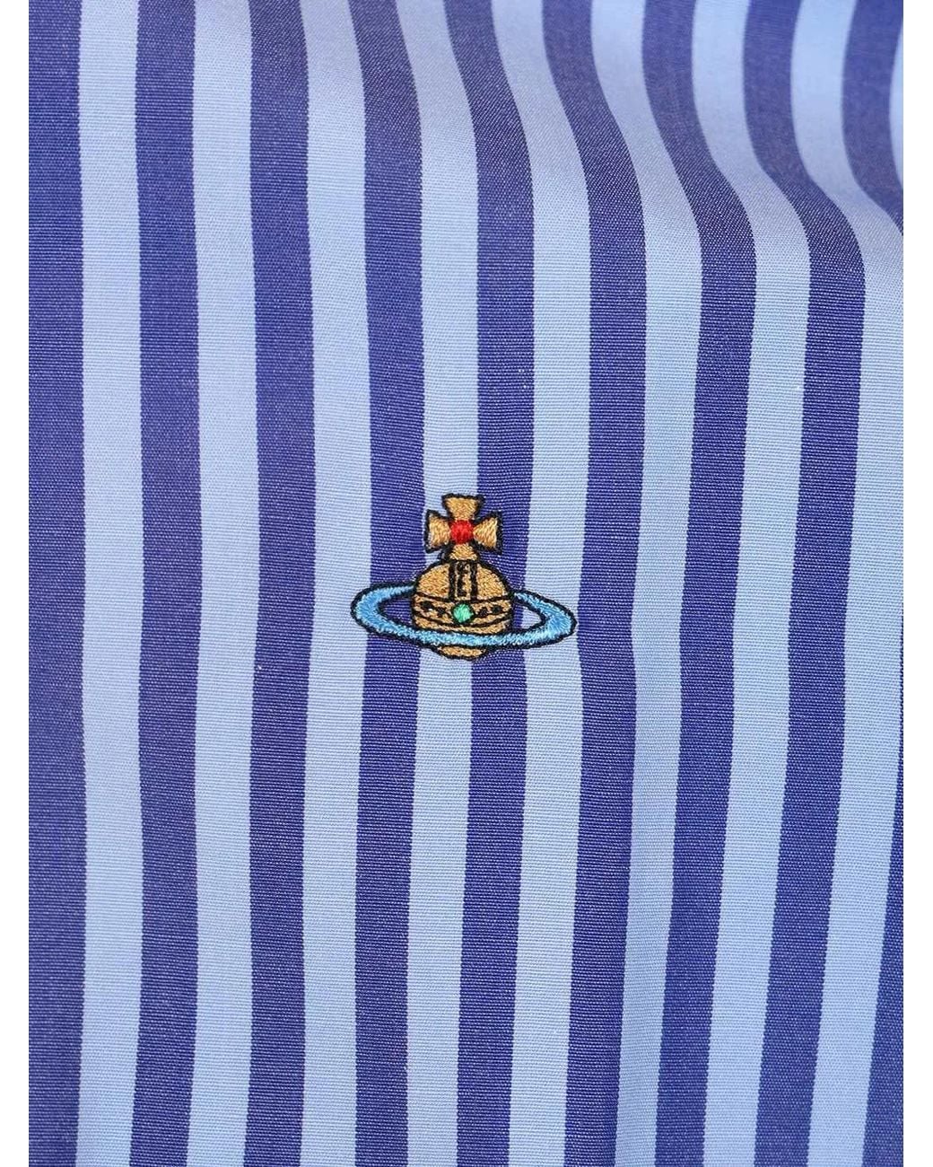Vivienne Westwood Blue Ghost Shirt for men