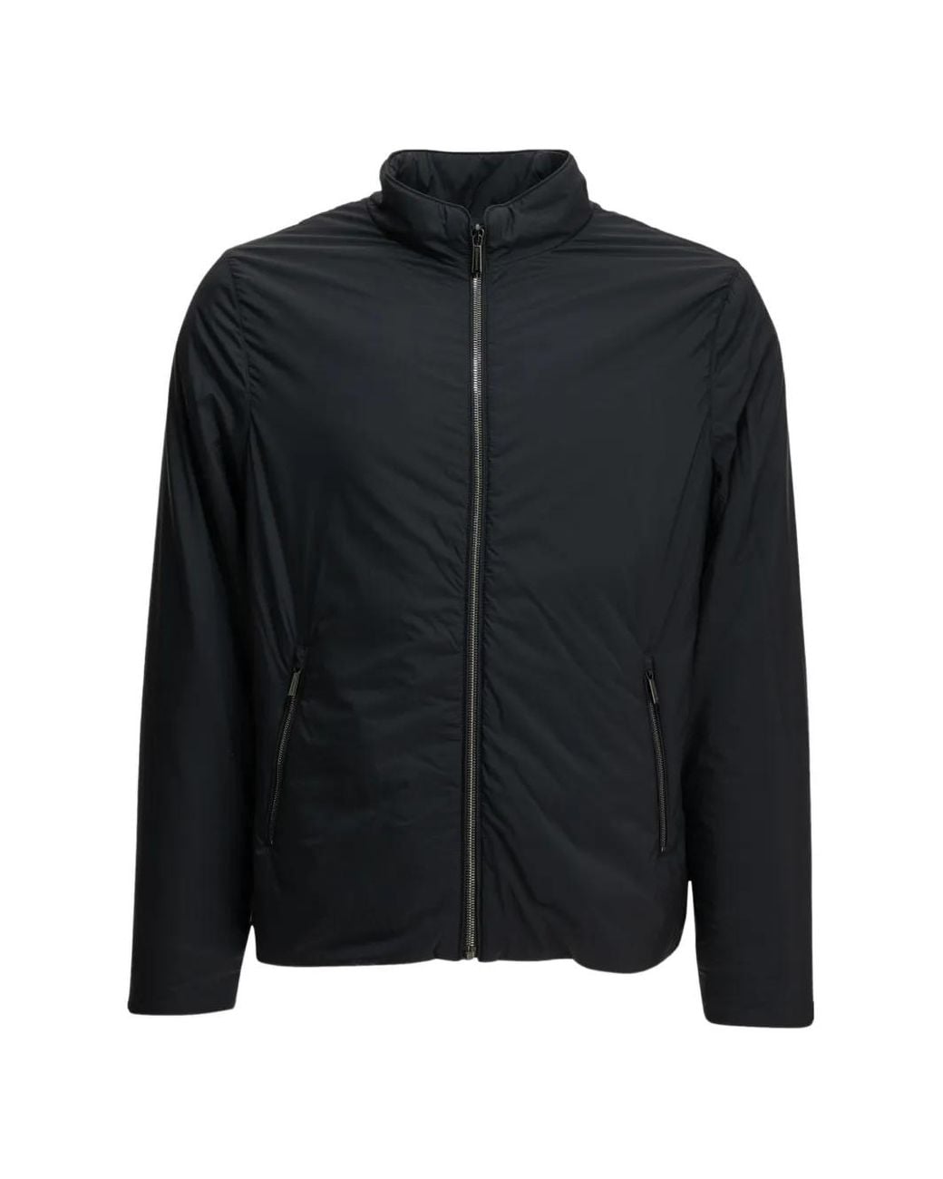 Moorer Black Dossi Button-Up Layered Shirt Jacket for men