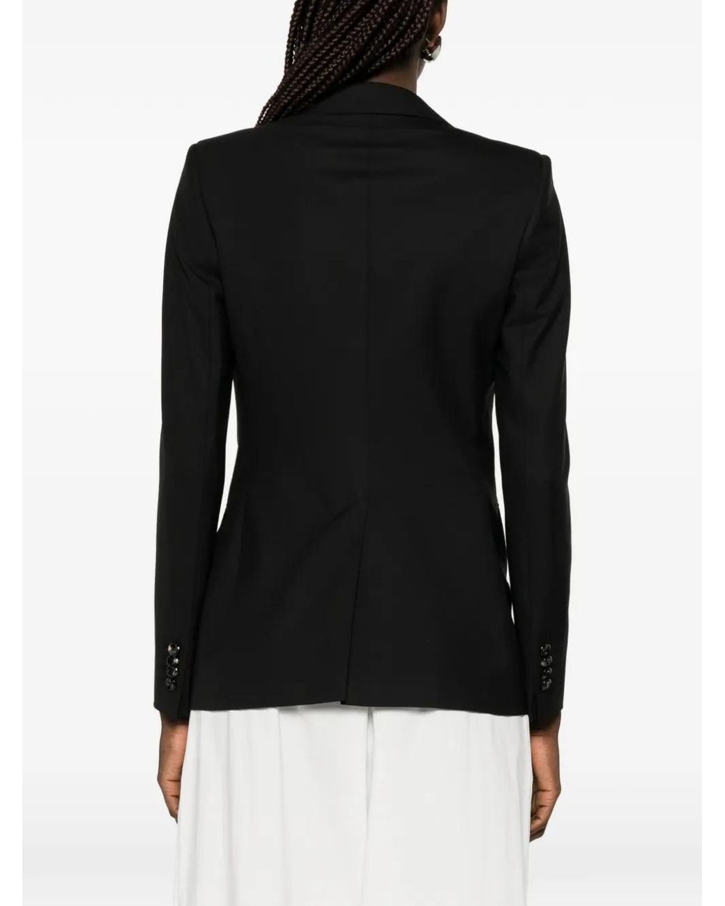 Tagliatore Black Single-Breasted Blazer