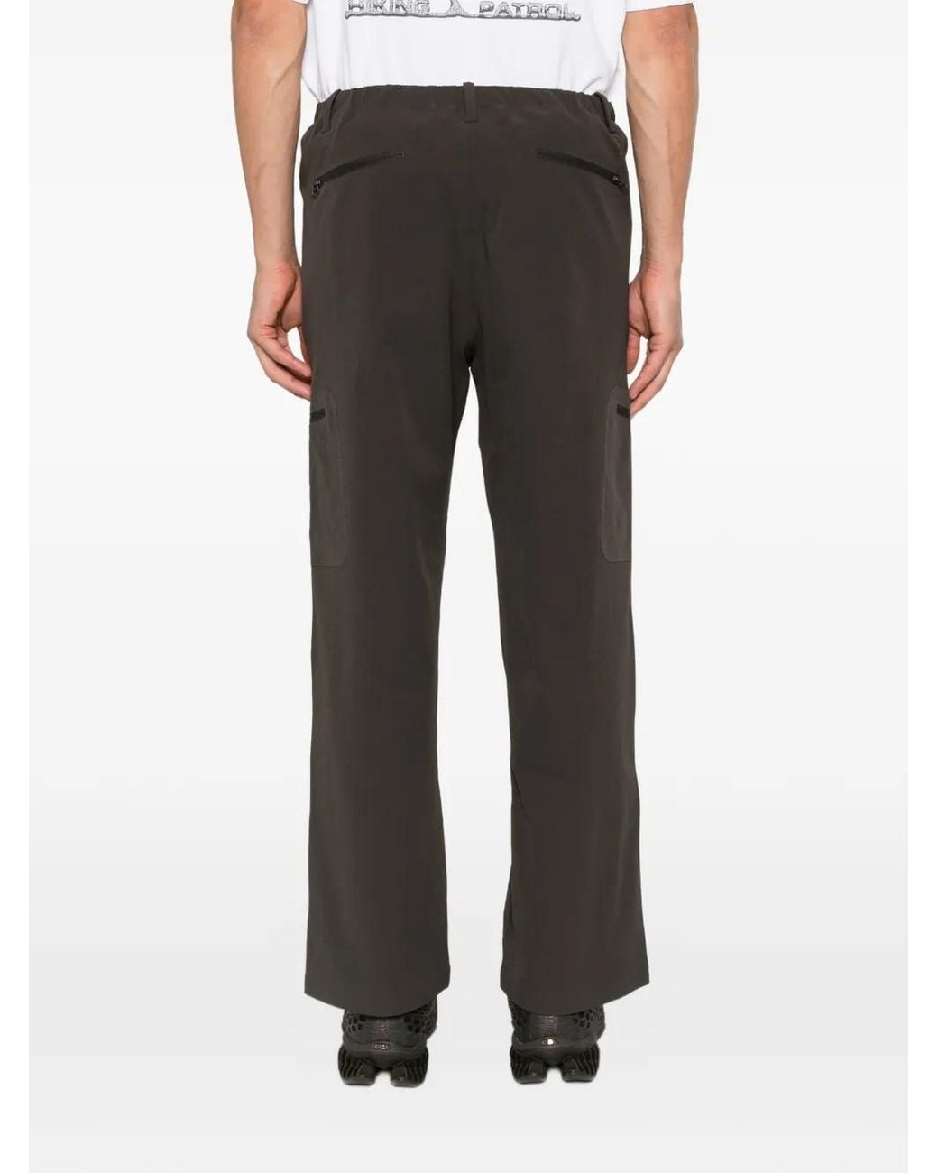 Hiking Patrol Gray Zip-Pocket Cargo Pants for men