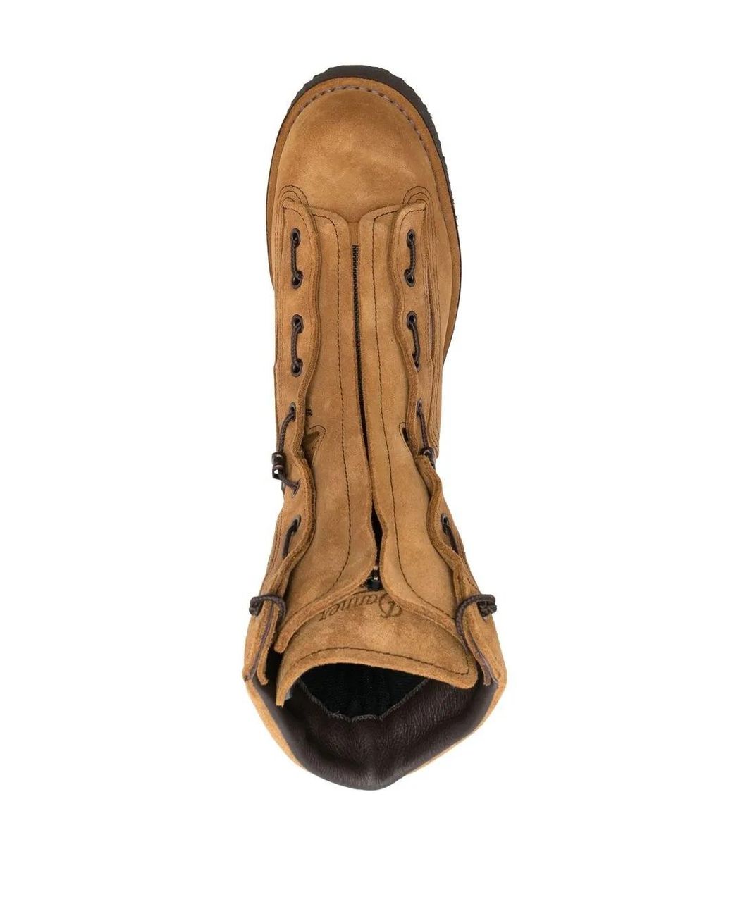 White Mountaineering Brown X Danner Boots Suede Combat Boots for men