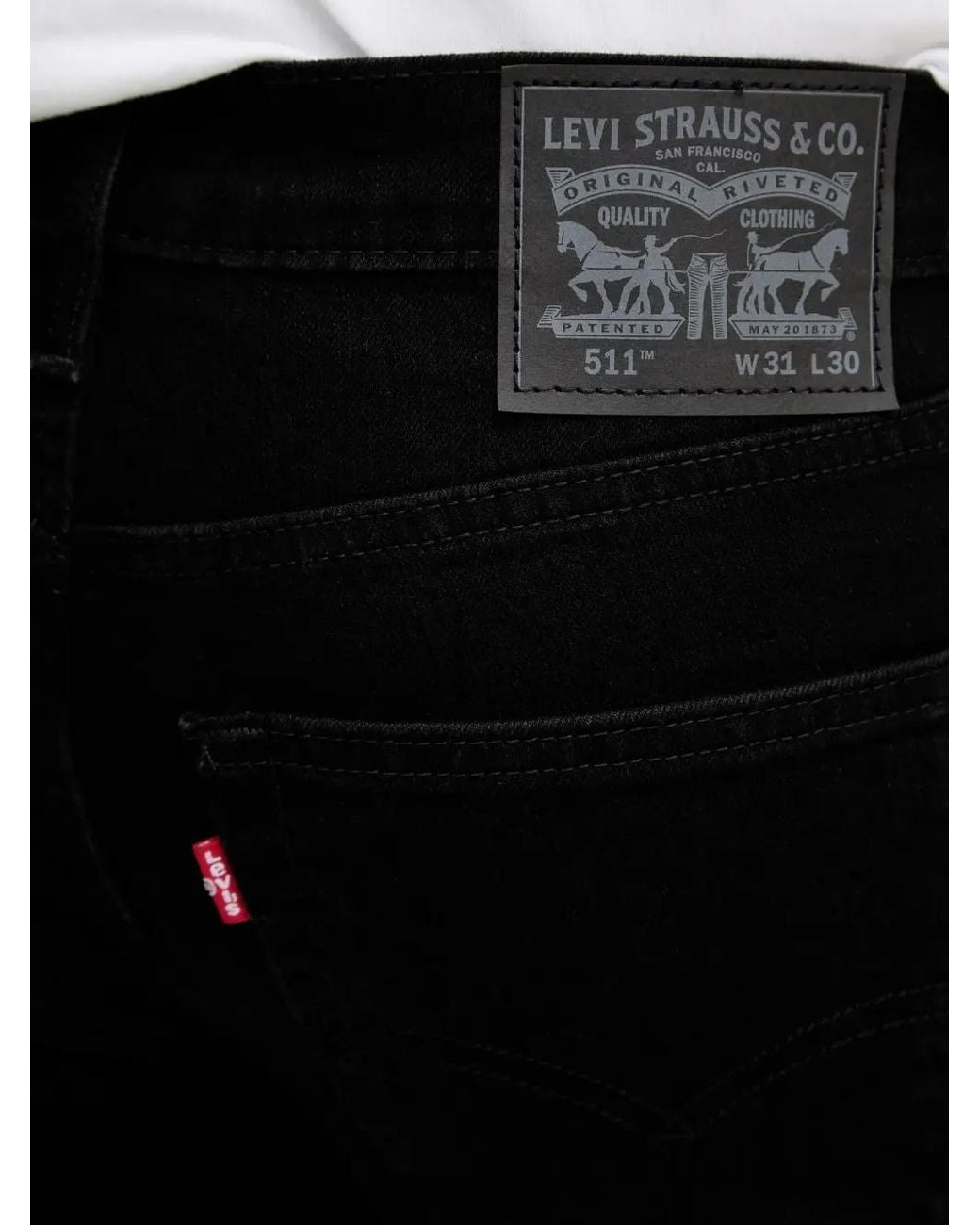 Jean 511 Levi's pour homme en coloris Black