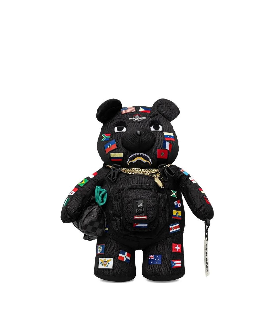 Sprayground White Flag-Patches Backpack