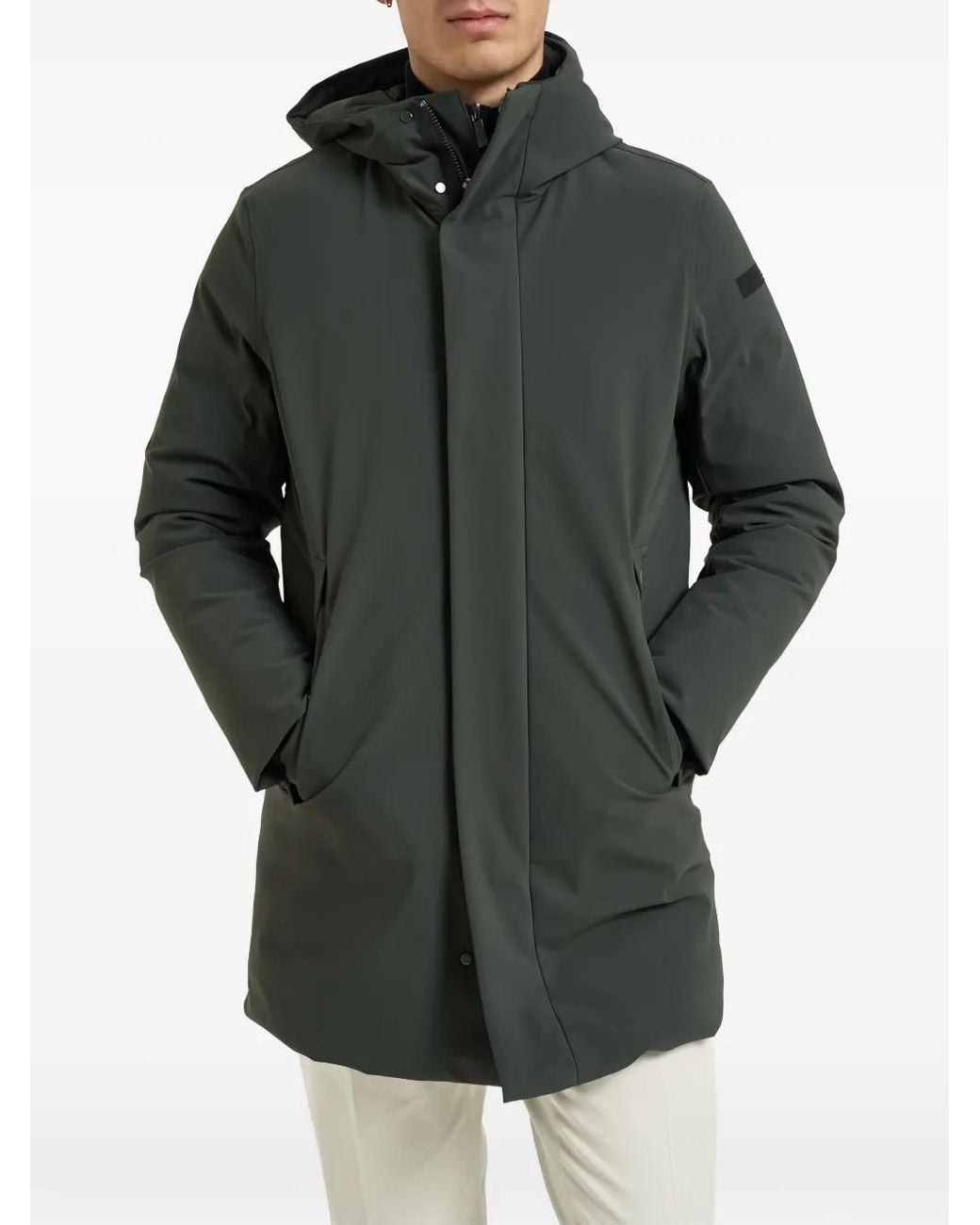Rrd Green Surflex Winter Hooded Zip-Up Jacket for men