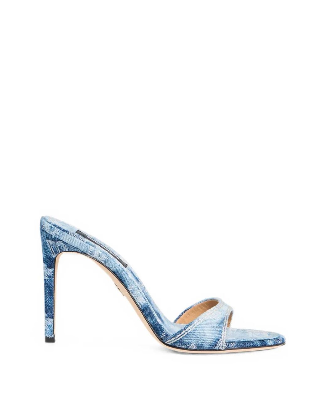 DSquared² D2 Monogram Muiltjes Met Hak in het Blue