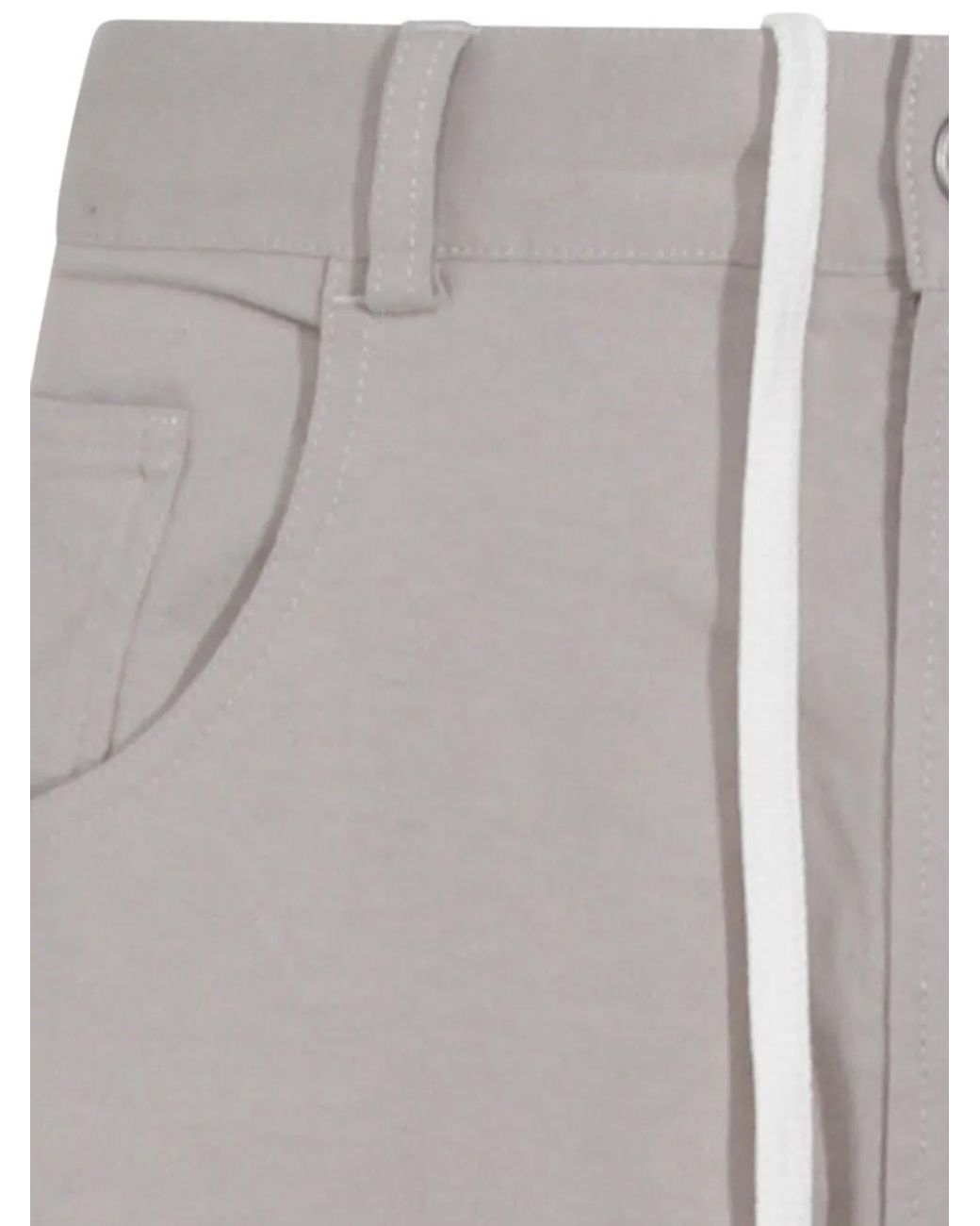MM6 by Maison Margiela Gray Drawstring Trousers for men