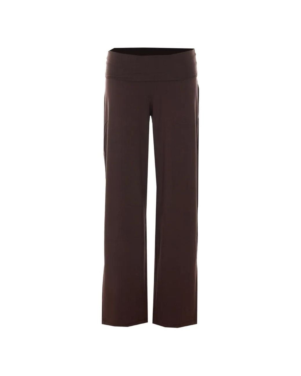 Repetto Brown Elasticated Logo-Print Trousers