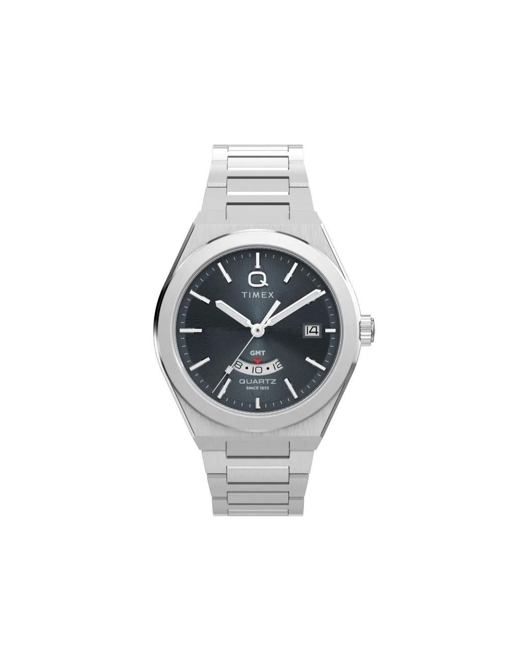 Timex Gray Q- Gmt 39Mm for men