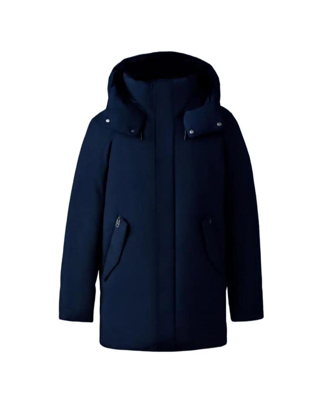 Mackage Blue Sullivan Hooded Coat for men