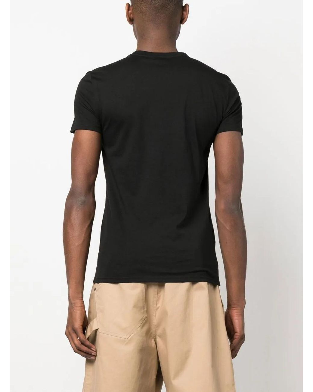 Lacoste Black Tee Shirts for men