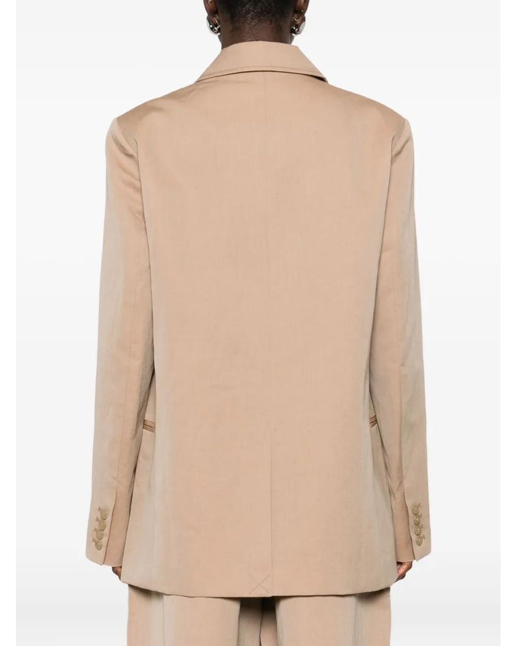 6397 Natural Double-Breasted Blazer