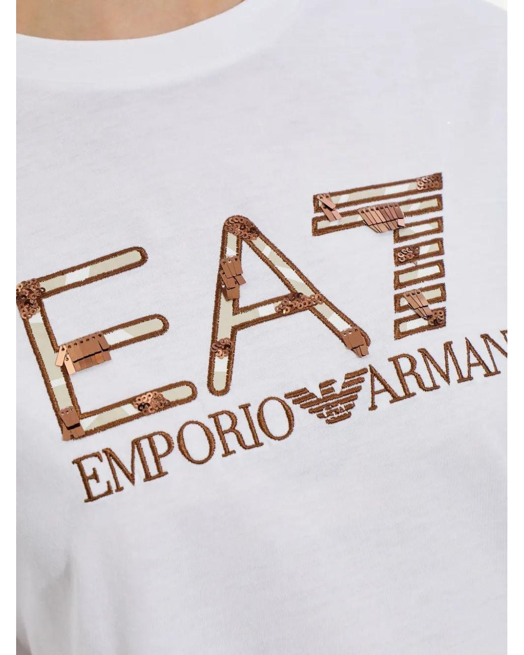 EA7 White Logo T-Shirt