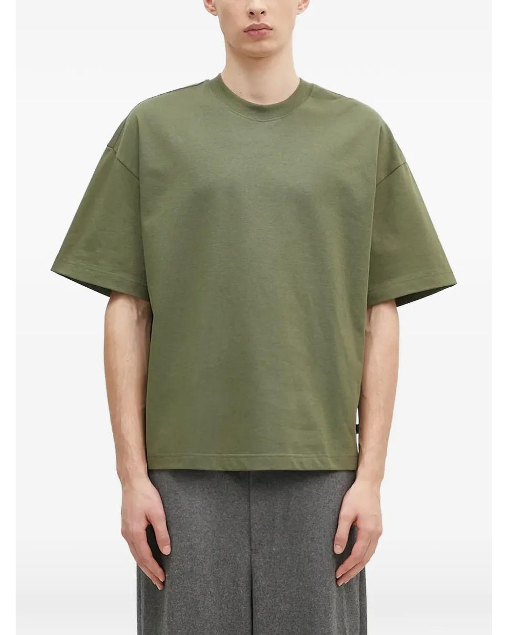 Alpha Industries Green Logo-Tag T-Shirt for men