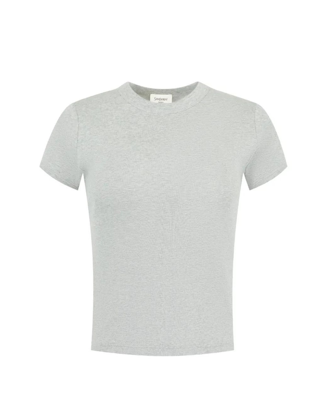 Saint Laurent Gray Short-Sleeve T-Shirt