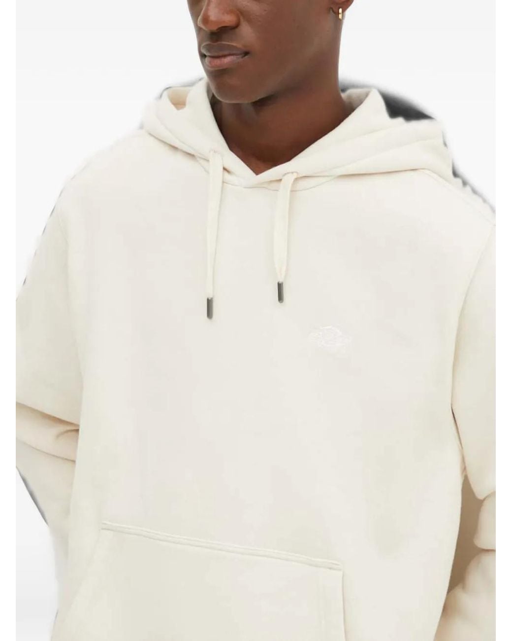 Dickies White Drawstring Hoodie for men