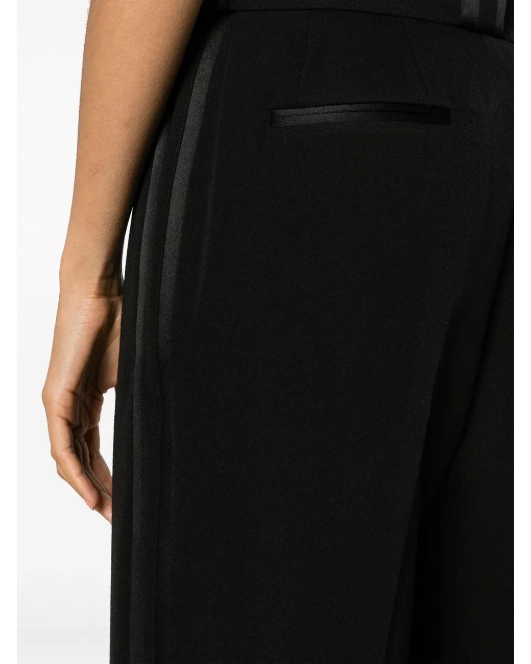 Moschino Cropped Broek in het Black