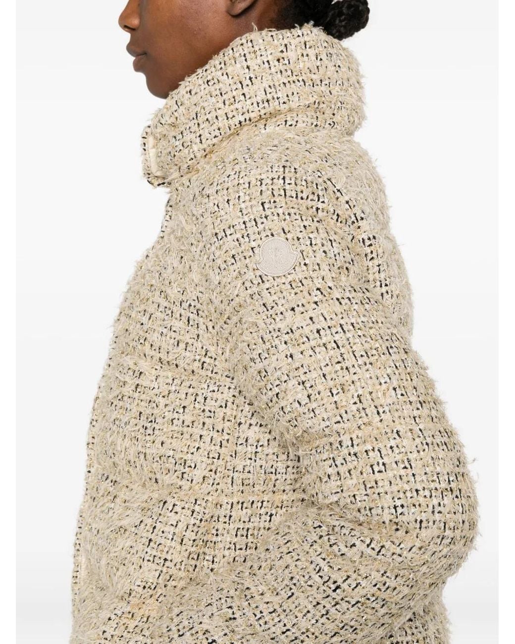 Moncler Natural Cochelle Tweed Jacket