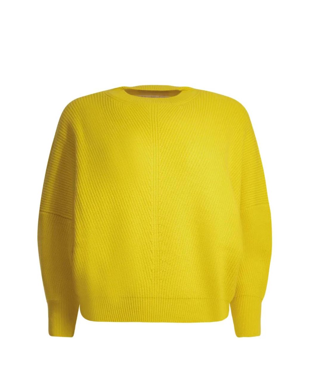 Sa Su Phi Yellow Ribbed-Knit Sweater