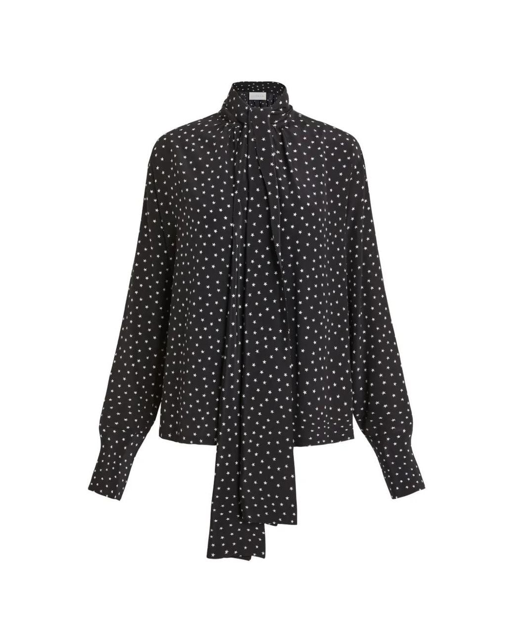 P.A.R.O.S.H. Black Star-Print Blouse