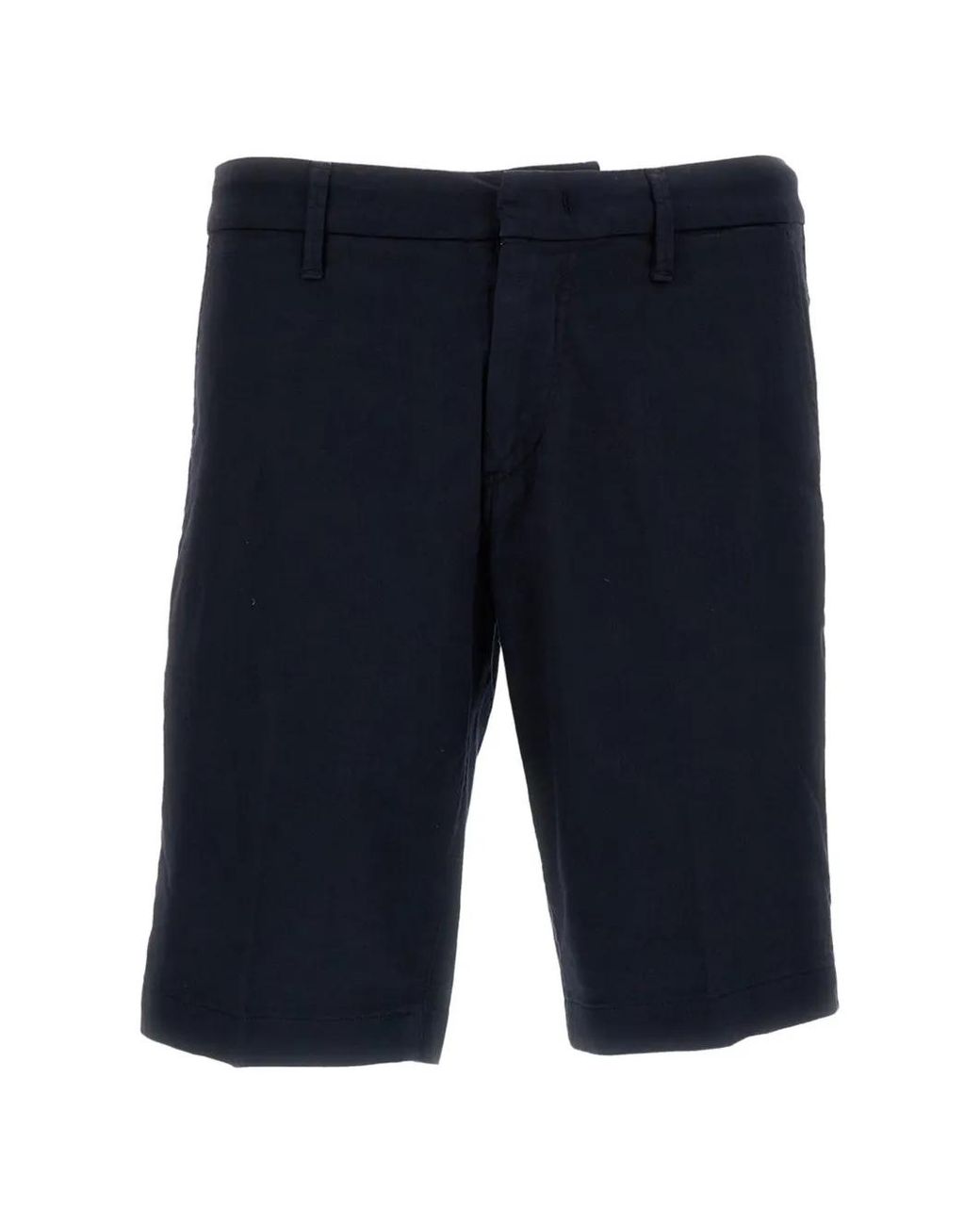Fay Blue Belt-Loop Shorts for men
