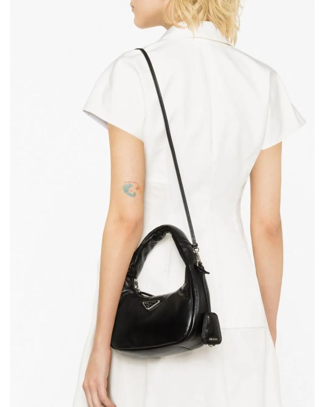 Prada Black Mini Soft Shoulder Bag