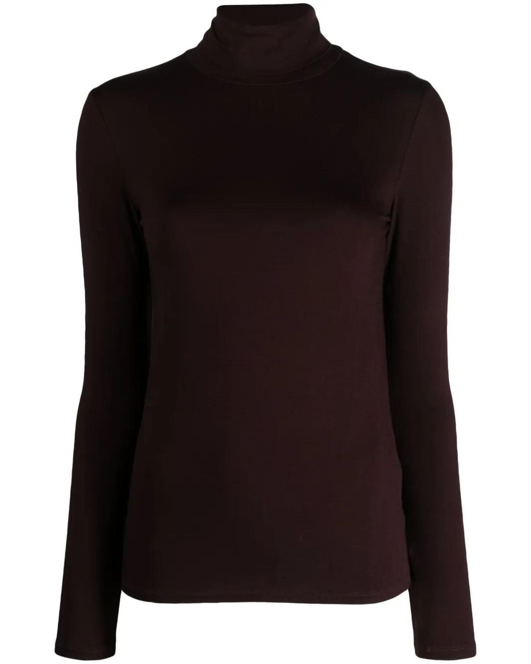 Majestic Filatures Black Fine-Knit High-Neck Jumper