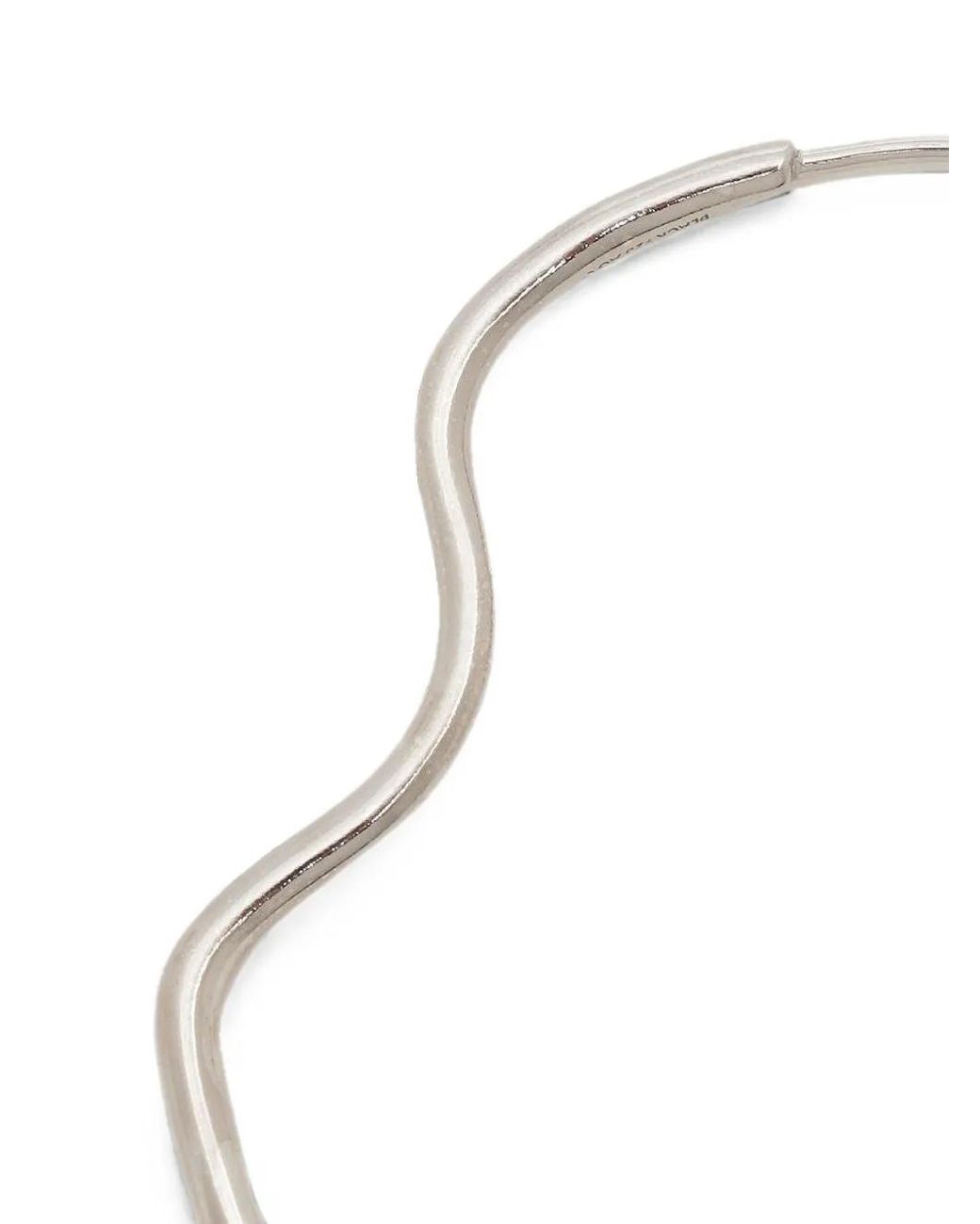 Maria Black White Copenhagen Hoop Earrings