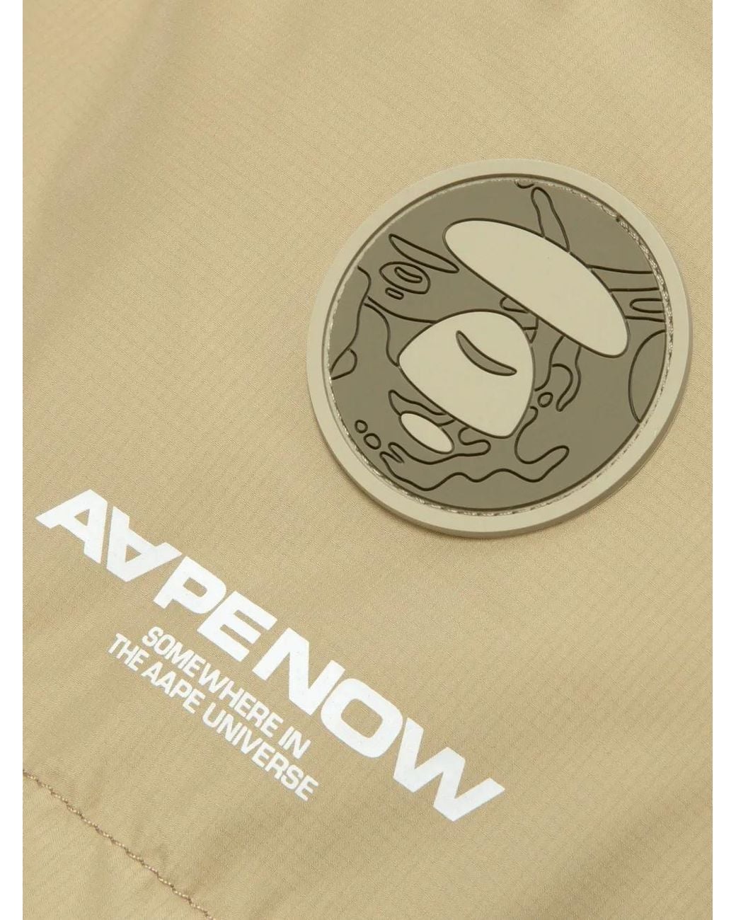 Aape By A Bathing Ape Natural Moonface Padded Jacket for men