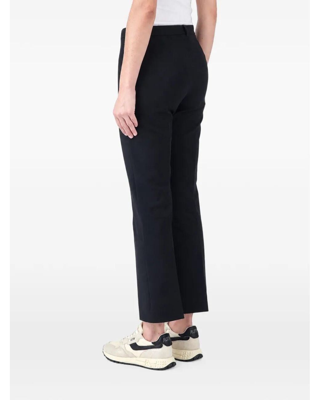 Max Mara Blue Pressed-Crease Straight-Leg Trousers