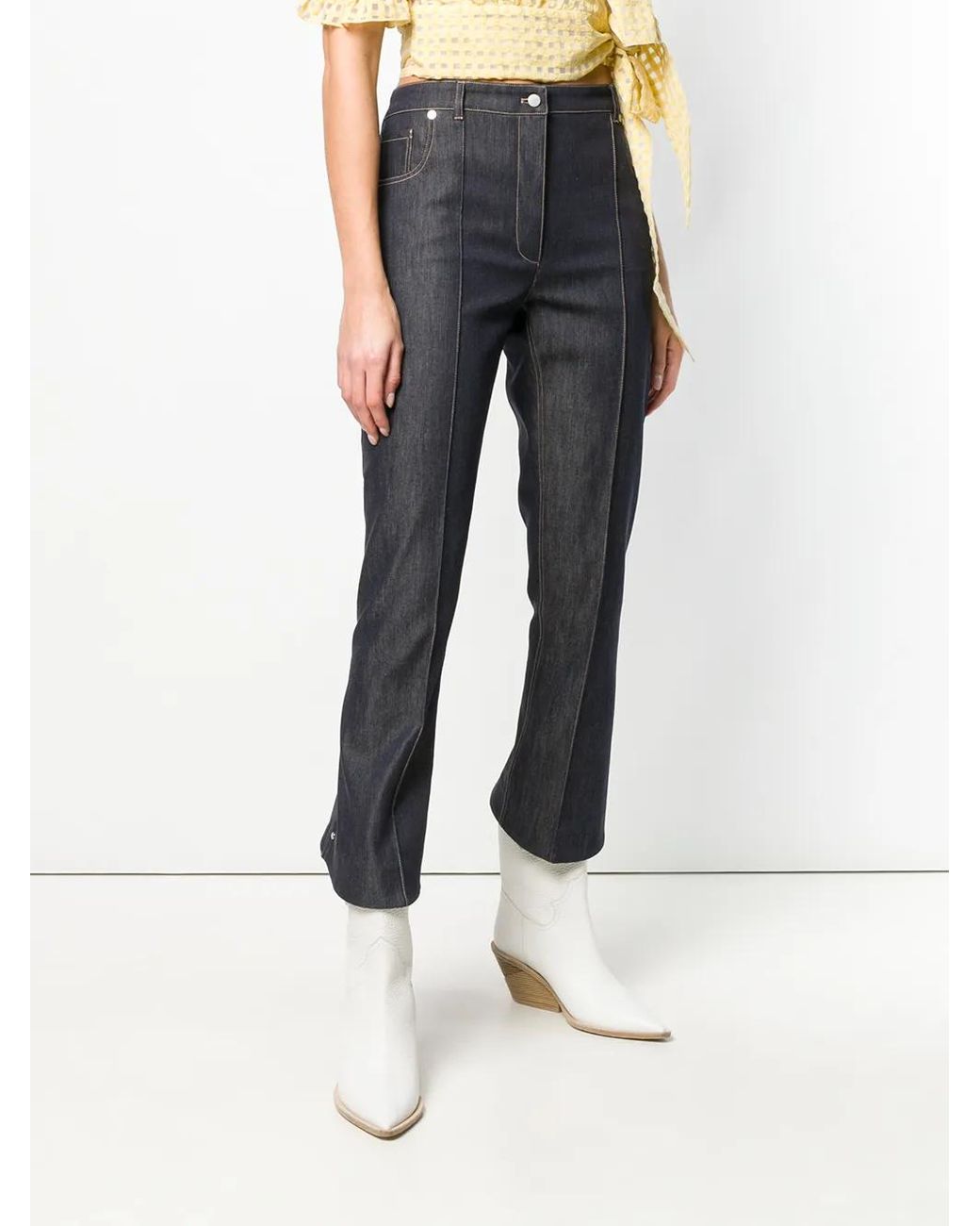 ROKH Gray Cropped Trousers