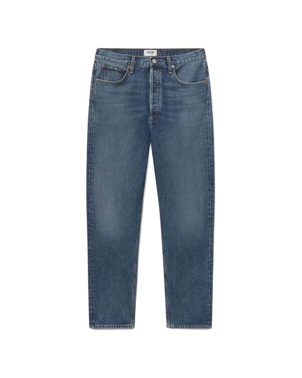 Agolde Blue 90's Straight-Leg Jeans for men