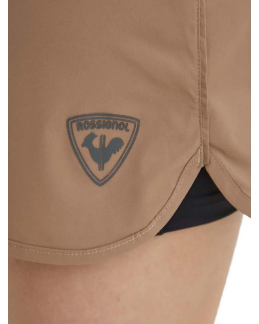 Rossignol Natural Logo-Patch Curved-Hem Mini Skort