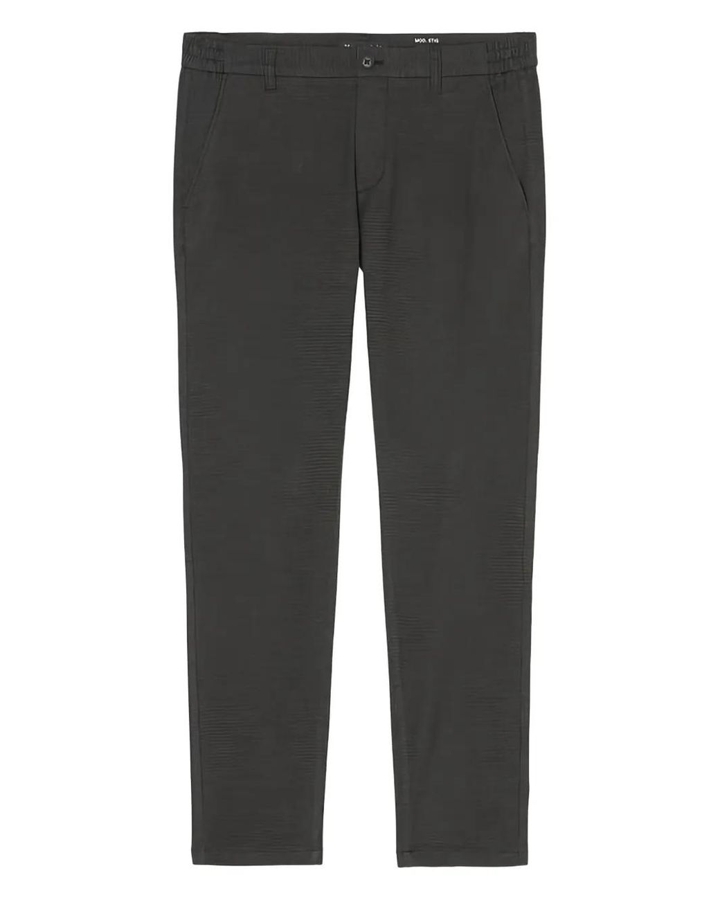 Marc O' Polo Gray Textured Trousers for men