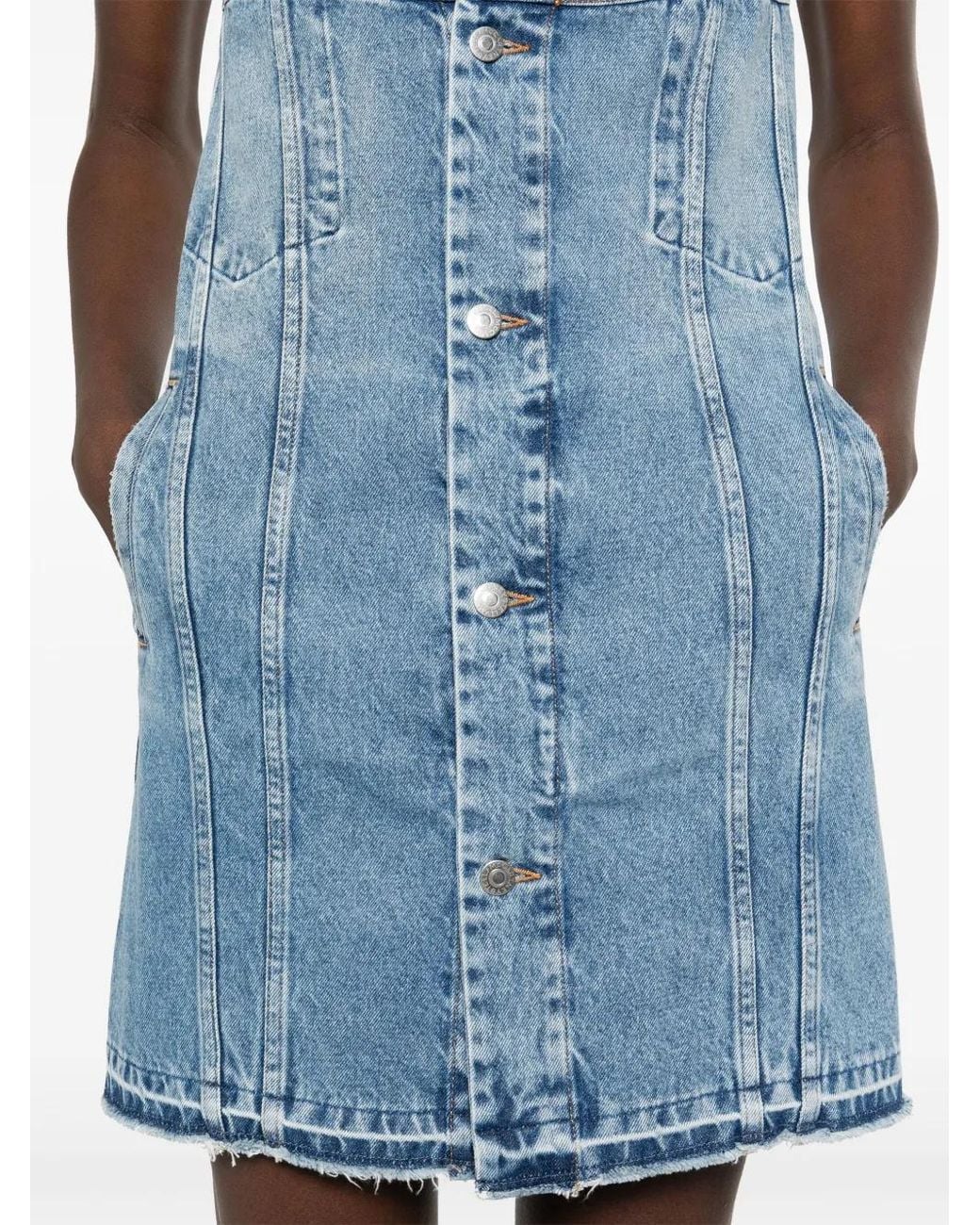 Stella McCartney Blue Denim Mini Dress
