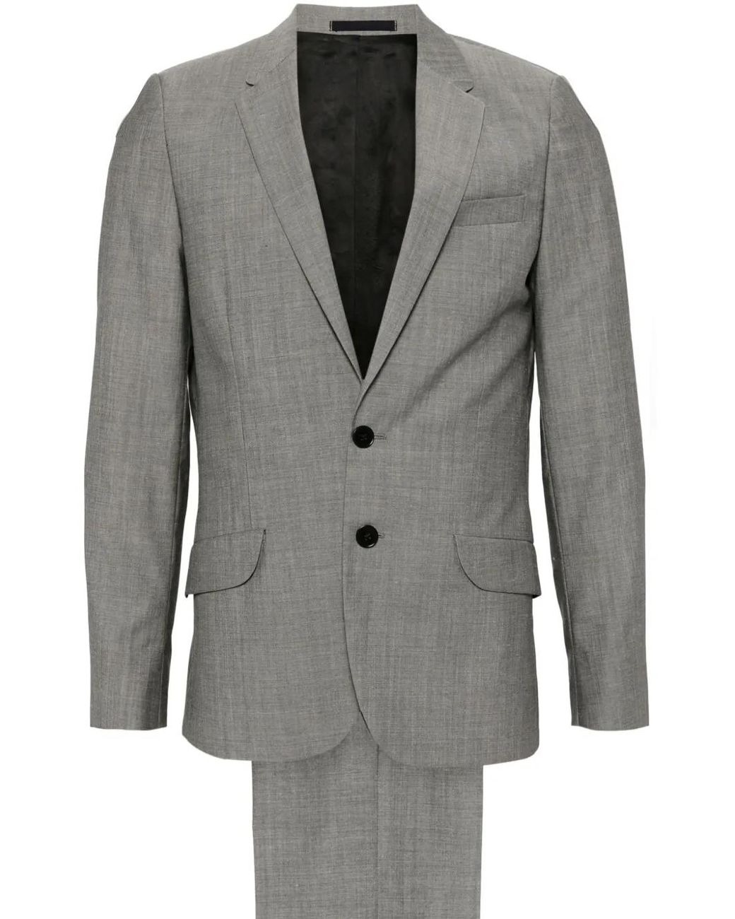 Paul Smith Gray Single-Breasted Wool-Blend Suit for men