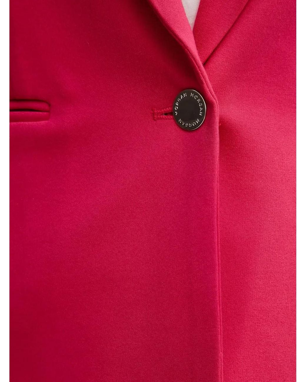 Morgan Red Single-Breasted Blazer