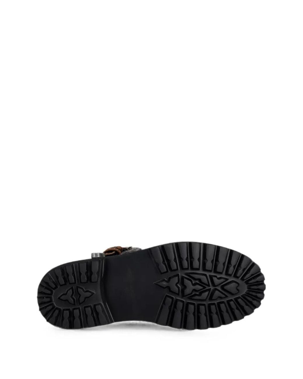 ANDERSSON BELL Brown Leopard-Print Studded Loafers