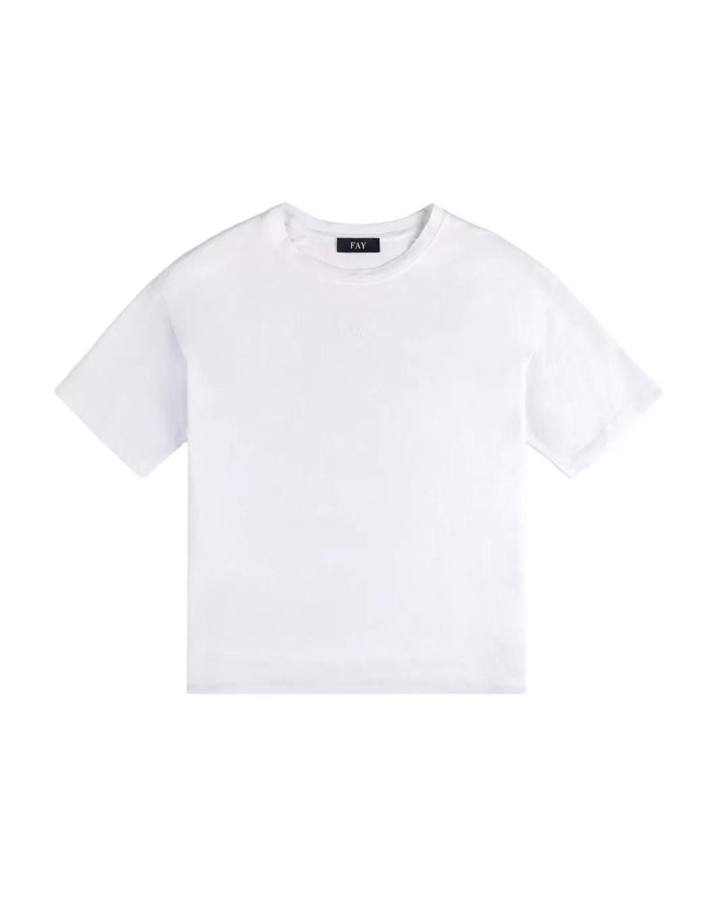 Fay T-Shirt in het White