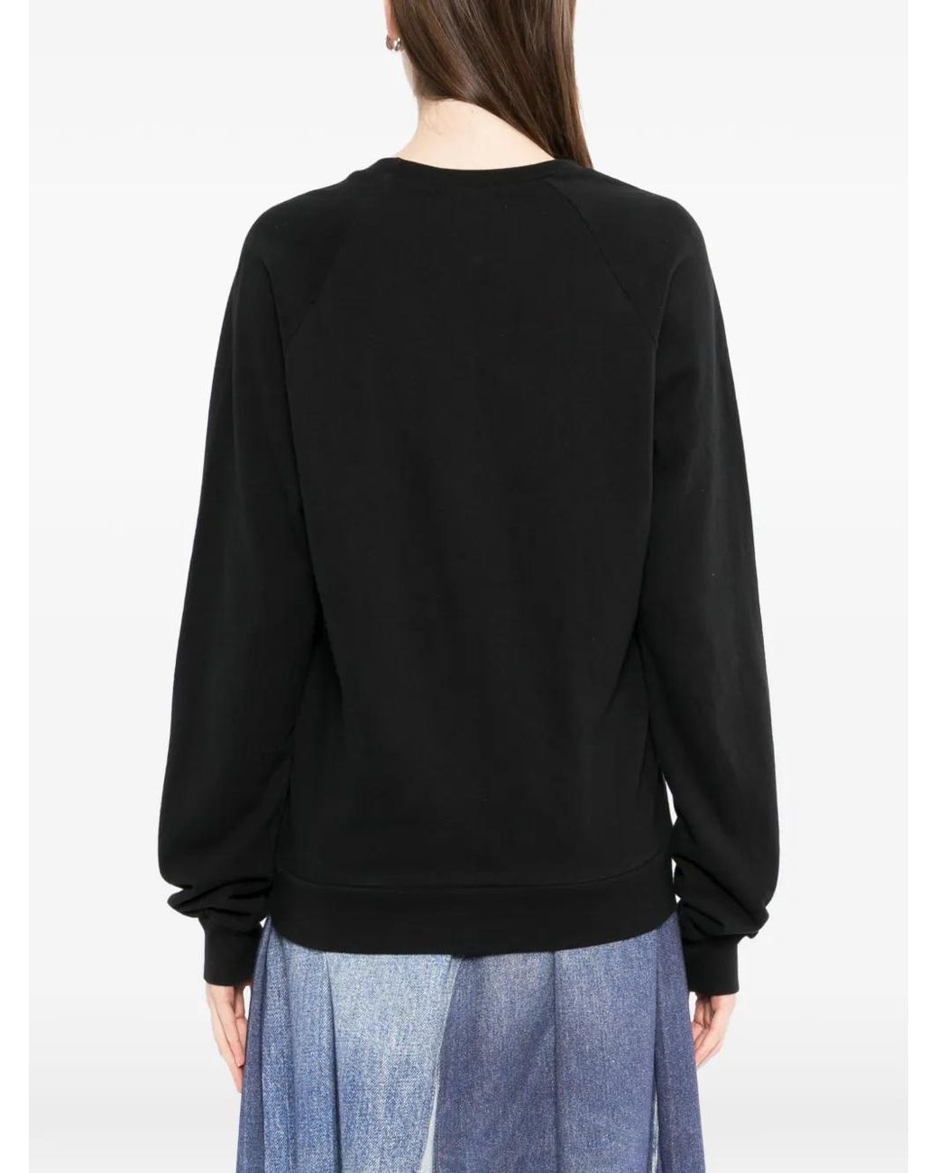 Sudadera Con Logo Estampado Jade Jagger de color Black