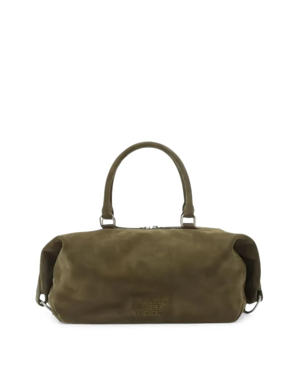 MARGE SHERWOOD Green Dumpling Embossed-Logo Tote Bag