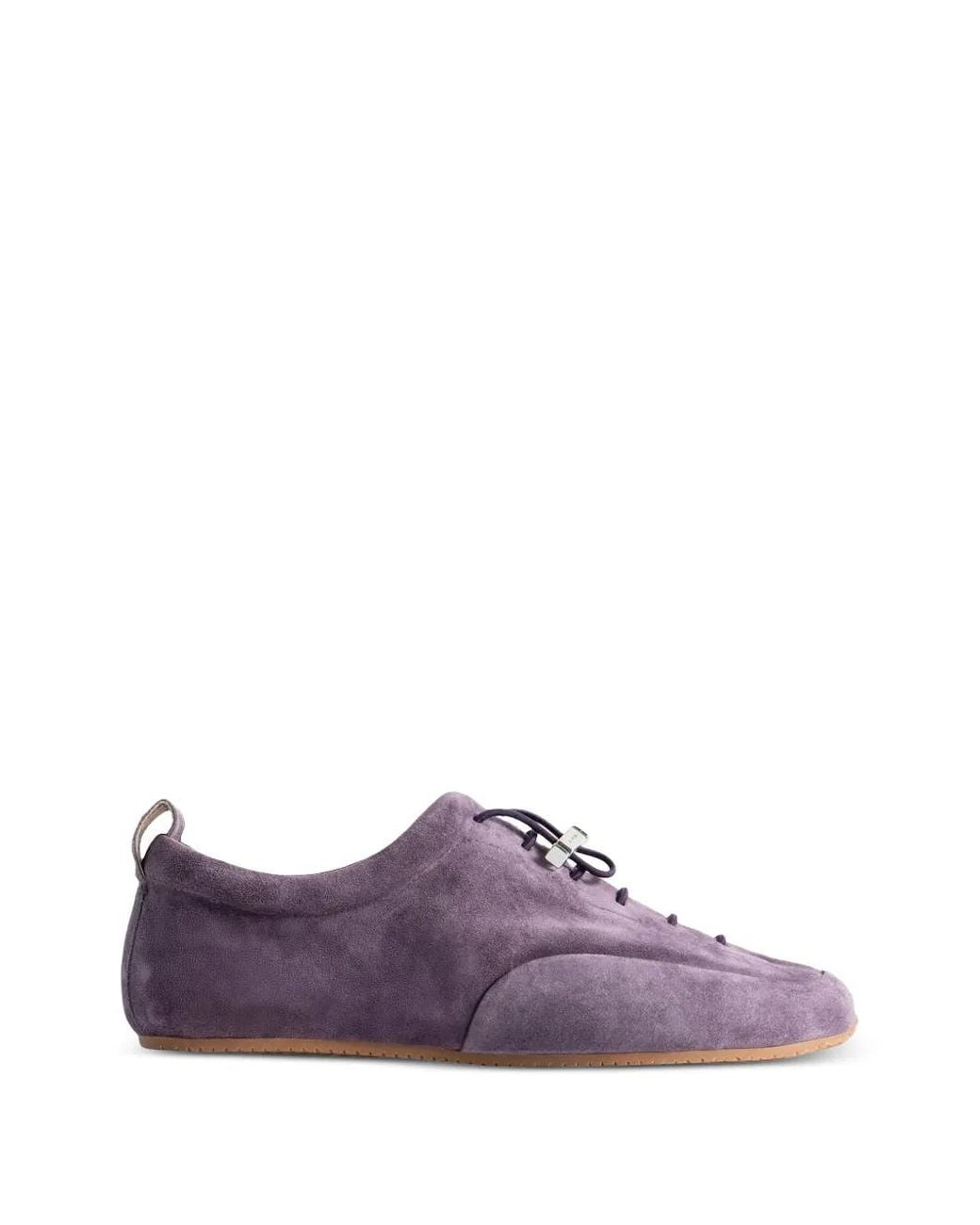 By Far Purple Prudent Suede Sneakers